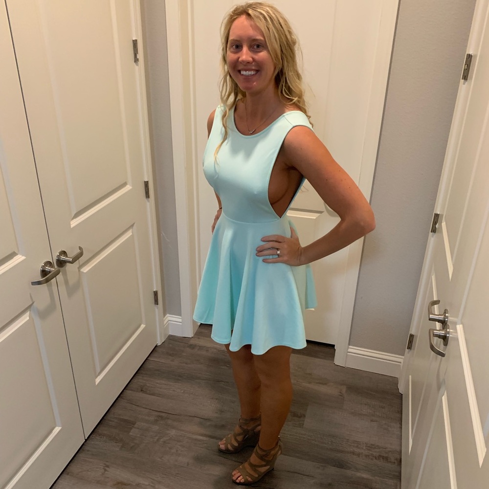 Sexy Open Back Dress